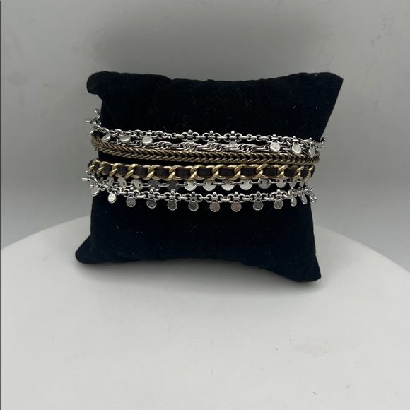 Lucky Brand Jewelry - Lucky Brand Silver and Gold MultiChain Bracelet 7” 3” extend 7 inches 10 inches